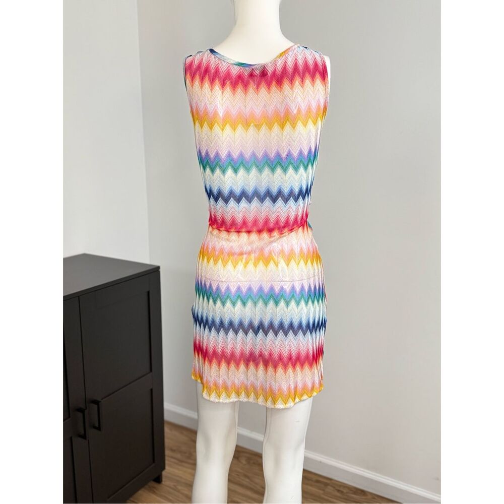 Missoni Chevron Short Cover Up Dress ZigZag print Size 38 / US 2 - Picture 6 of 10